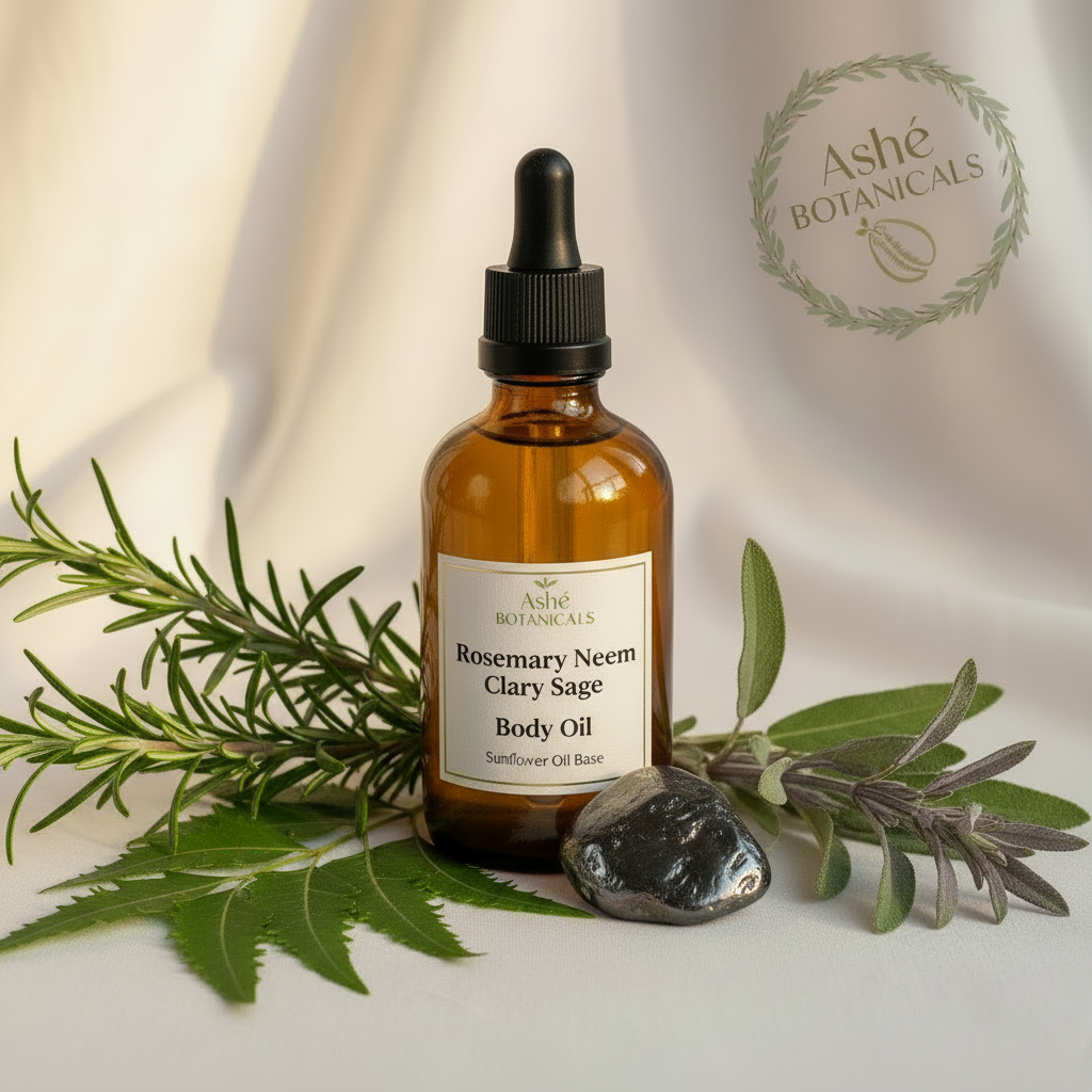 Rosemary, Neem & Clary Sage Body Oil - 4oz