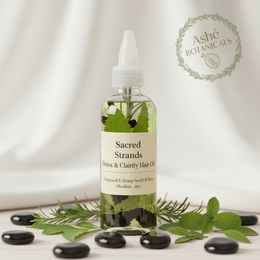 Sacred Strands Detox & Clarify Hair Oil